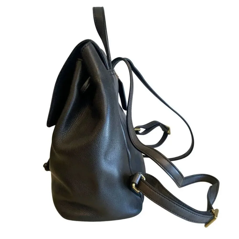 Vintage Y2K Coach 9858 Legacy Black Backpack
